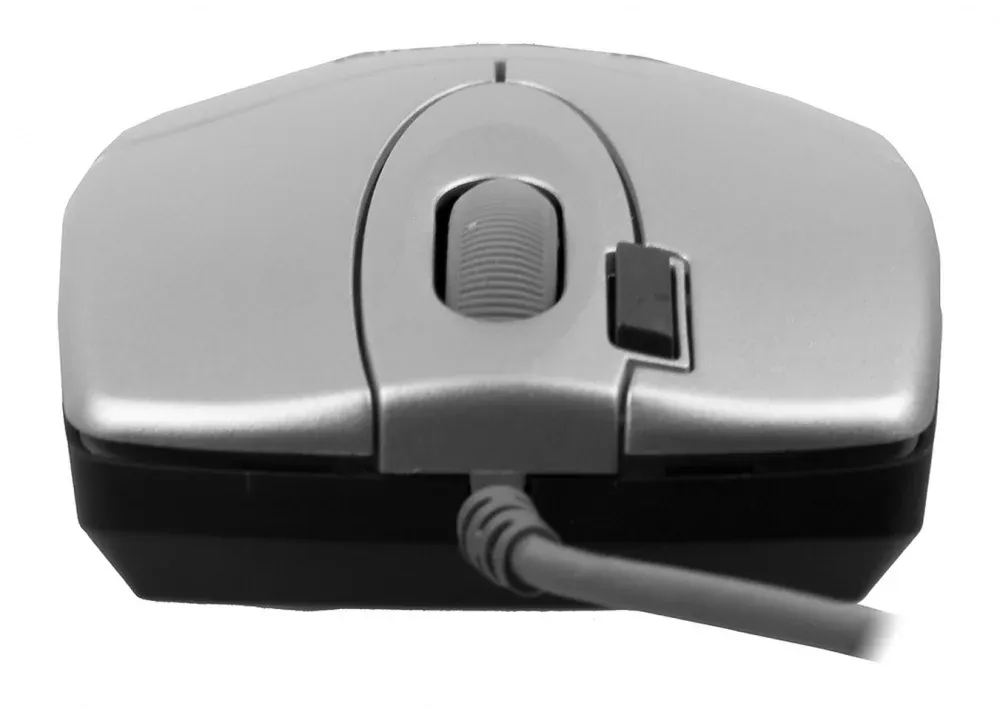 Мышь A4Tech OP-620D серебристый оптическая 1200dpi USB 4but OP-620D SILVER USB - фото 2