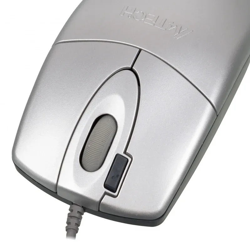 Мышь A4Tech OP-620D серебристый оптическая 1200dpi USB 4but OP-620D SILVER USB - фото 3