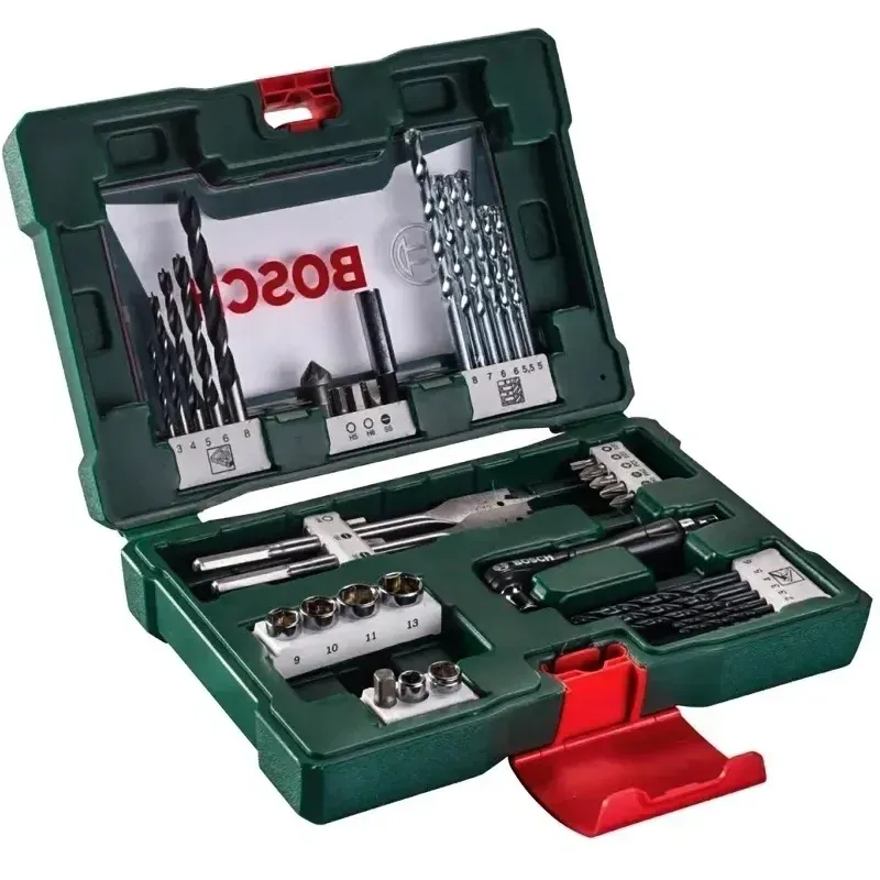 Набор принадлежностей Bosch V-line 41 предмет жесткий кейс - фото 6