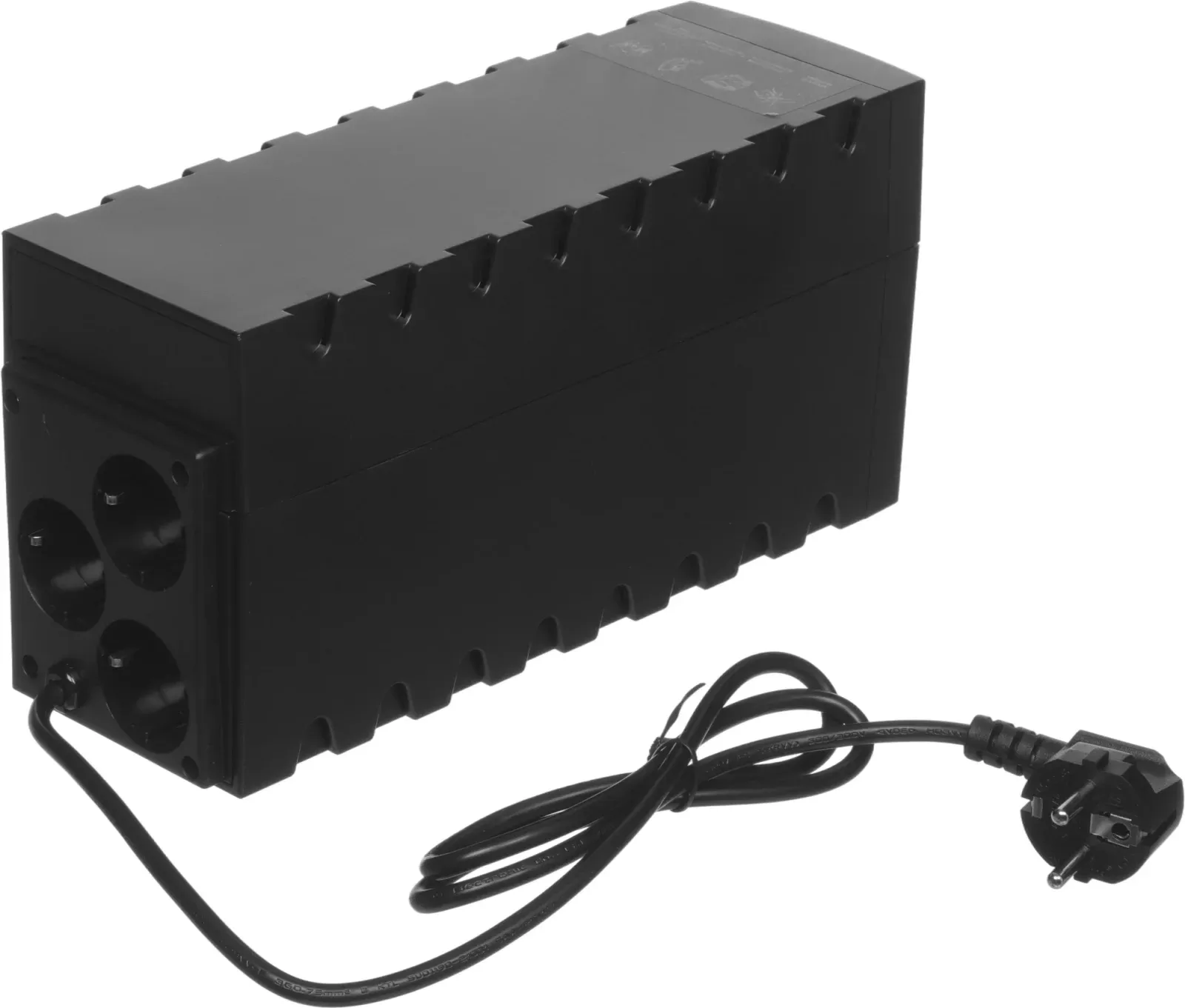 Источник бесперебойного питания Powercom Raptor RPT-800A EURO 480Вт 800ВА черный - фото 7