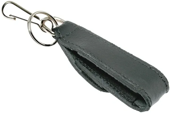 Чехол Victorinox Leather Hang Case 4.0515 кожа натуральная черный с карабином и отверстием для фонарика без упаковки - фото 4