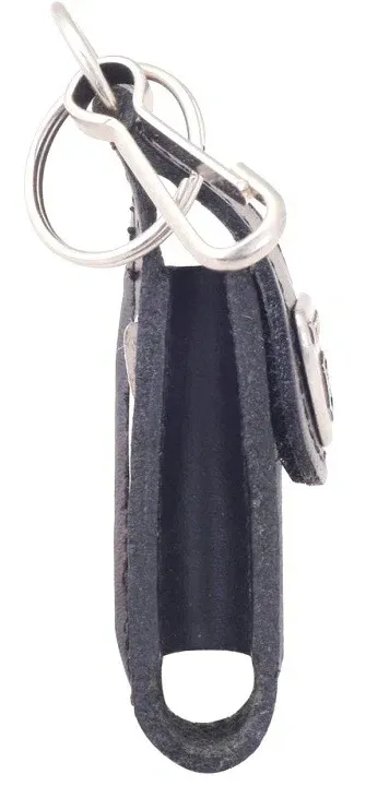 Чехол Victorinox Leather Hang Case 4.0515 кожа натуральная черный с карабином и отверстием для фонарика без упаковки - фото 5