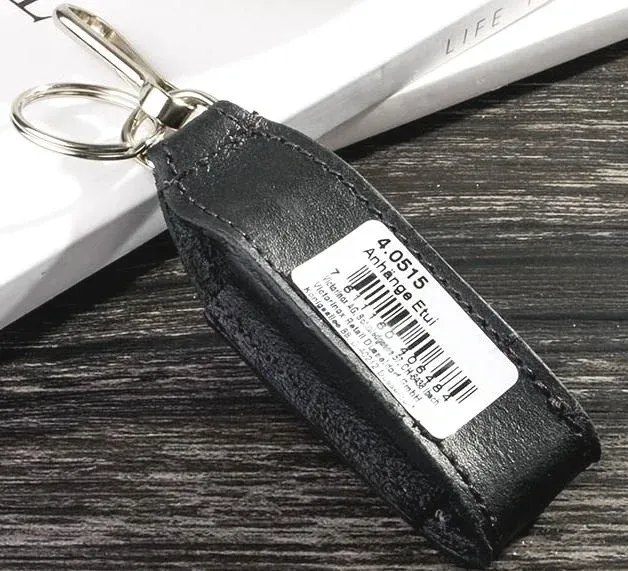 Чехол Victorinox Leather Hang Case 4.0515 кожа натуральная черный с карабином и отверстием для фонарика без упаковки - фото 6