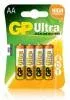 Батарея GP Ultra Alkaline 15AU LR6 AA 4шт - фото 3
