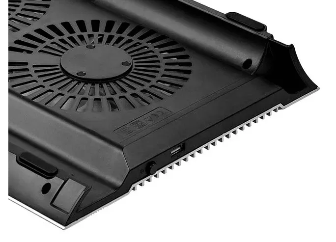 Подставка для ноутбука Deepcool N8 DP-N24N-N8SR 17 380x278x55мм 25дБ 3xUSB 2x 140ммFAN 1244г алюминий серебристый