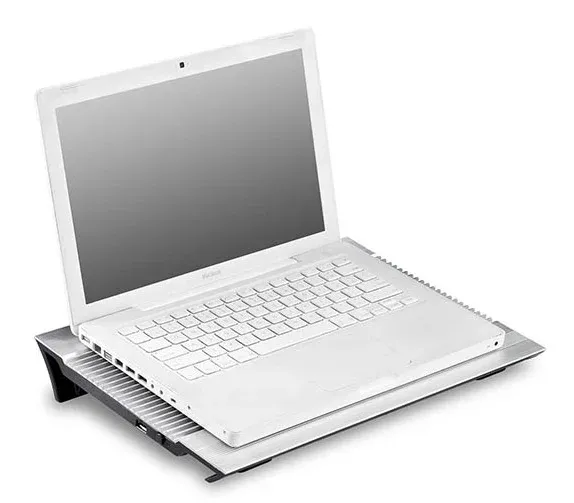Подставка для ноутбука Deepcool N8 DP-N24N-N8SR 17 380x278x55мм 25дБ 3xUSB 2x 140ммFAN 1244г алюминий серебристый - фото 6