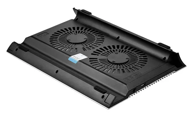 Подставка для ноутбука Deepcool N8 DP-N24N-N8SR 17 380x278x55мм 25дБ 3xUSB 2x 140ммFAN 1244г алюминий серебристый - фото 7