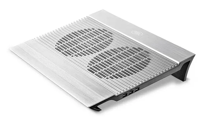 Подставка для ноутбука Deepcool N8 DP-N24N-N8SR 17 380x278x55мм 25дБ 3xUSB 2x 140ммFAN 1244г алюминий серебристый - фото 8