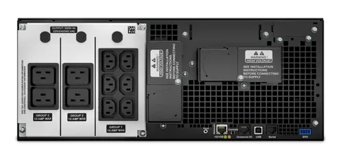 Источник бесперебойного питания APC Smart-UPS SRT SRT6KRMXLI 6000Вт 6000ВА черный - фото 2