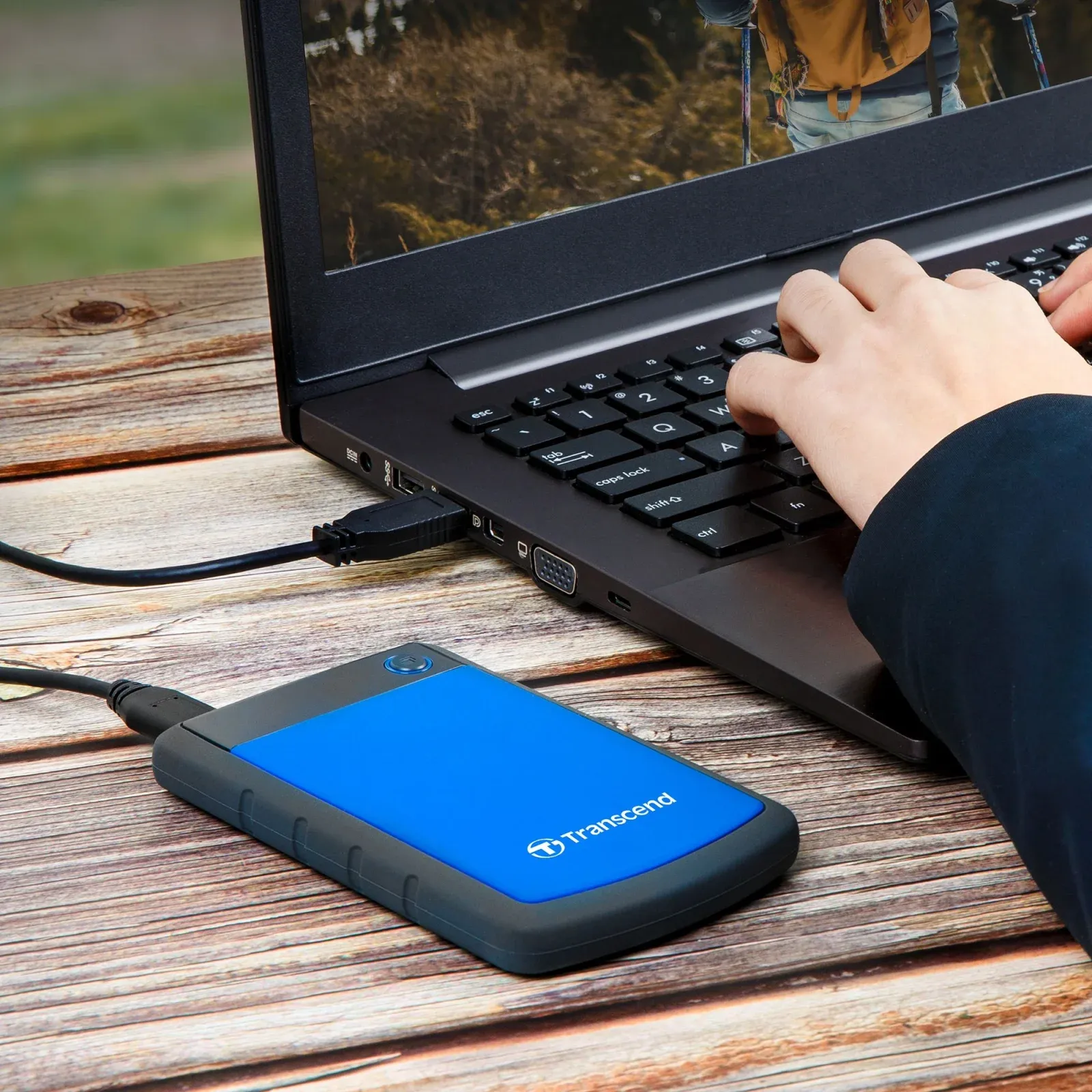 Жесткий диск Transcend USB3.0 2TB TS2TSJ25H3B StoreJet 25H3 5400rpm 2.5 синий - фото 2