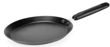 Сковорода блинная Rondell Pancake frypan RDA-128 круглая 26см покрытие: TriTitan ручка несъемная без крышки черный - фото 7
