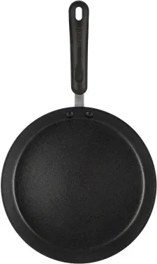 Сковорода блинная Rondell Pancake frypan RDA-128 круглая 26см покрытие: TriTitan ручка несъемная без крышки черный - фото 8
