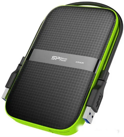 USB SILICON POWER A60 SP010TBPHDA60S3K черный - фото 1