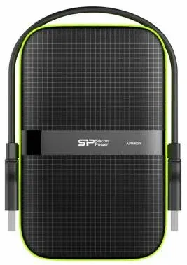 USB SILICON POWER A60 SP020TBPHDA60S3K черный/зеленый - фото 4