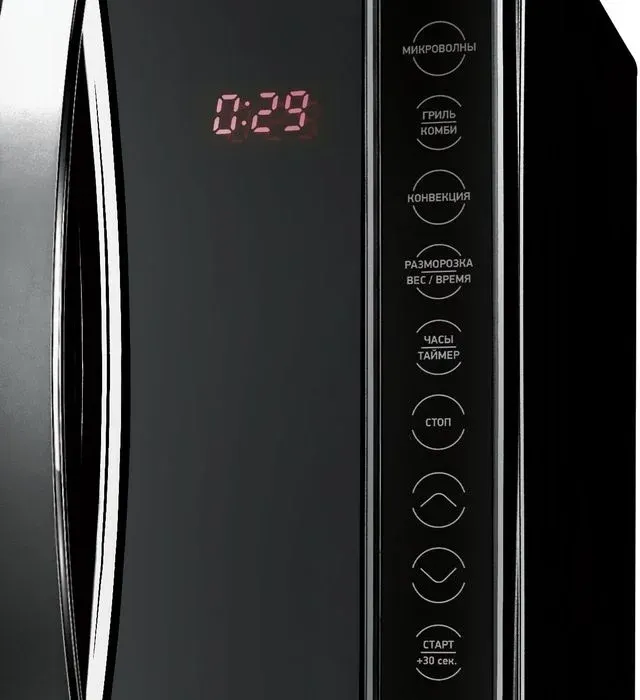 Микроволновая Печь BBK 23MWC-881T/B-M 23л. 800Вт черный, 23 л - фото 3