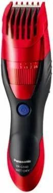 Машинка для стрижки Panasonic ER-GB40 красный насадок в компл:1шт - фото 2