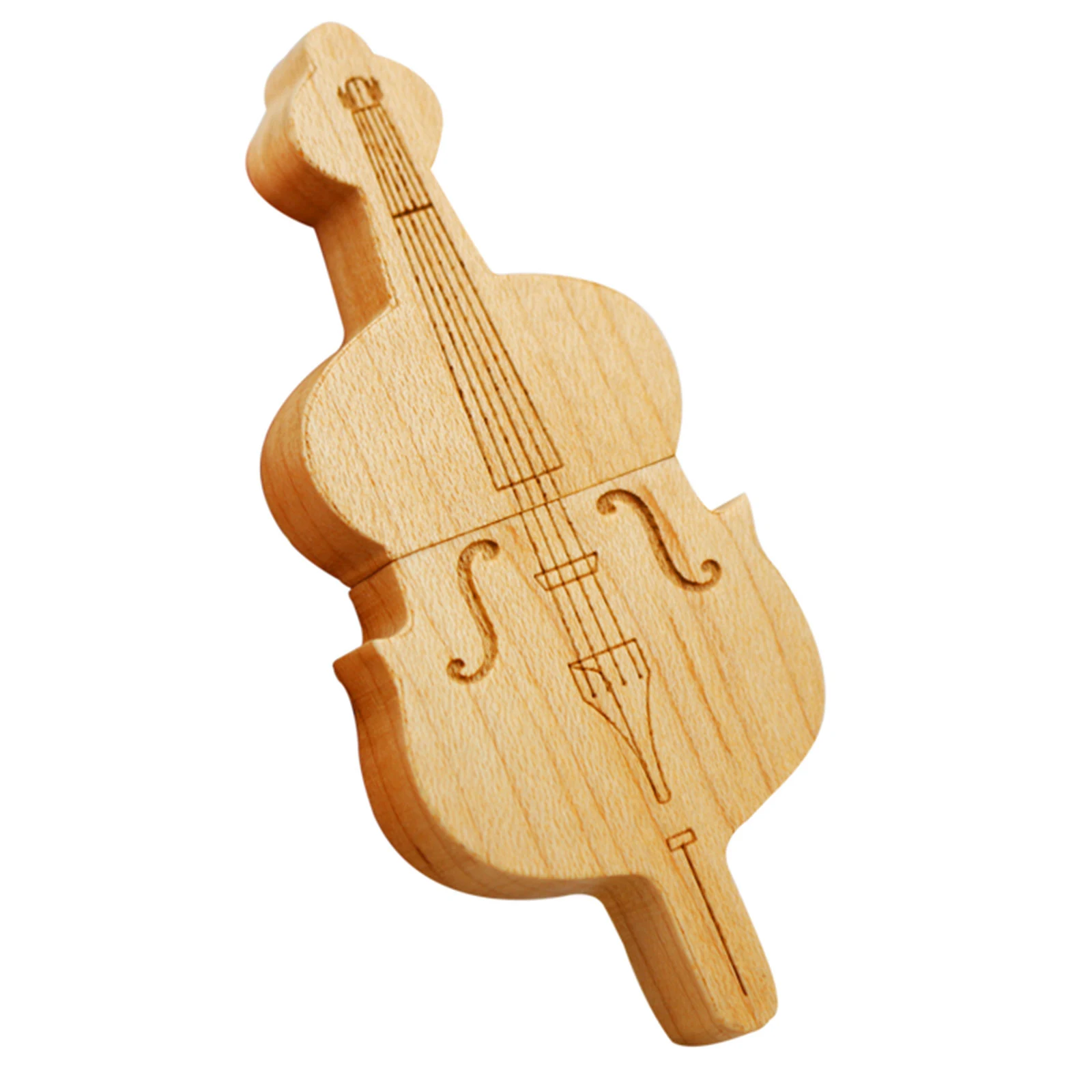 Флешка Деревянная Скрипка Violin Wood F26