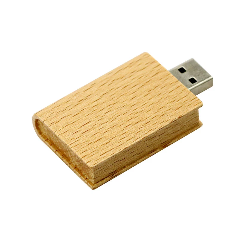 Флешка Деревянная Книга Book Wood F35