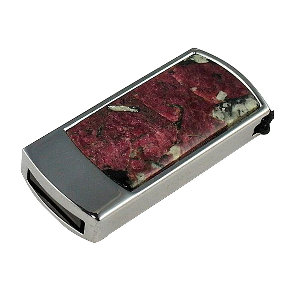 Флешка Каменная Эвдиалит Eudialyte Stone G284