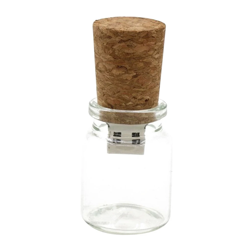 Флешка Деревянная Пробка в банке Cork Jar F52