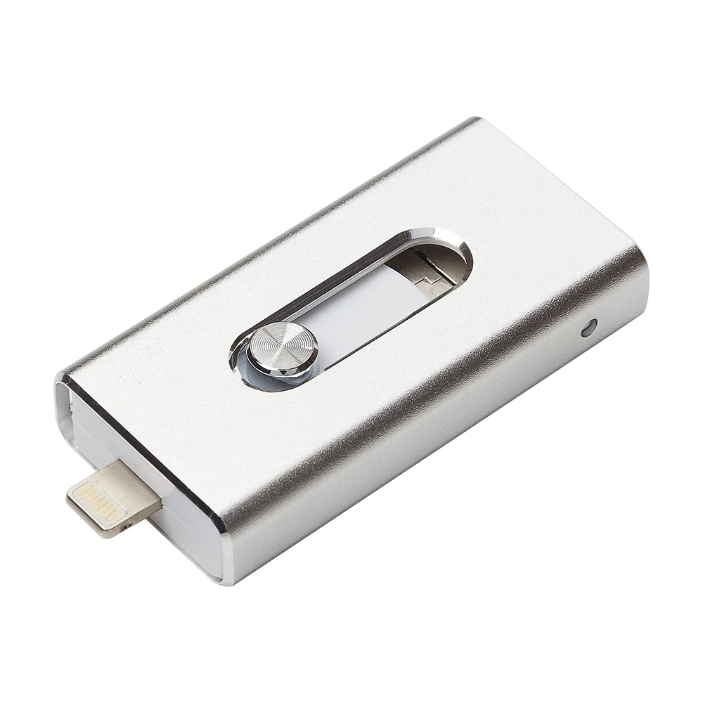 Флешка Металлическая Слайдер Лайт Slider Light R135