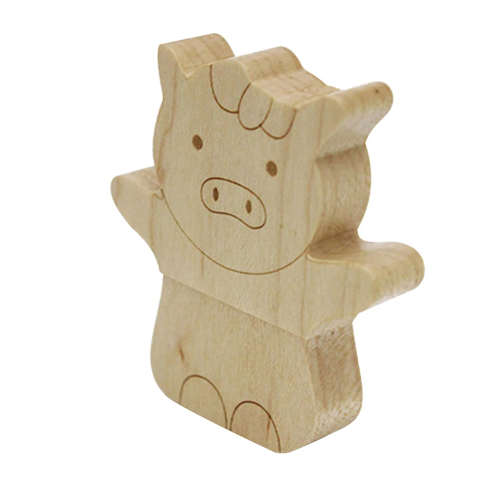 Флешка Деревянная Свинка Вуди Woody Pig F157