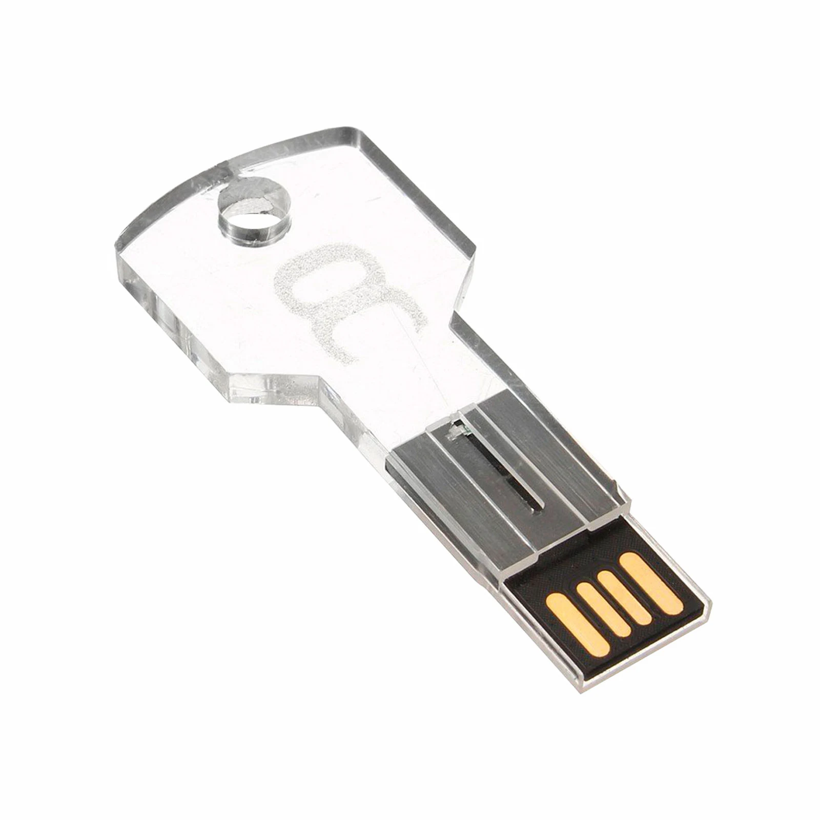 Флешка Стеклянный Ключ Key Glass W175