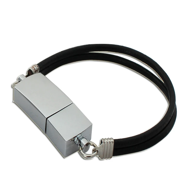Флешка Кожаная Браслет Грейд Bracelet Grade N214