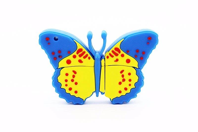 Флешка Резиновая Бабочка Butterfly Q273