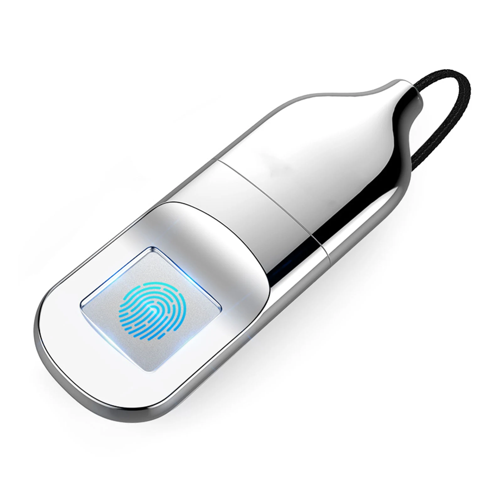 Флешка Металлическая Биометрик Biometric R281