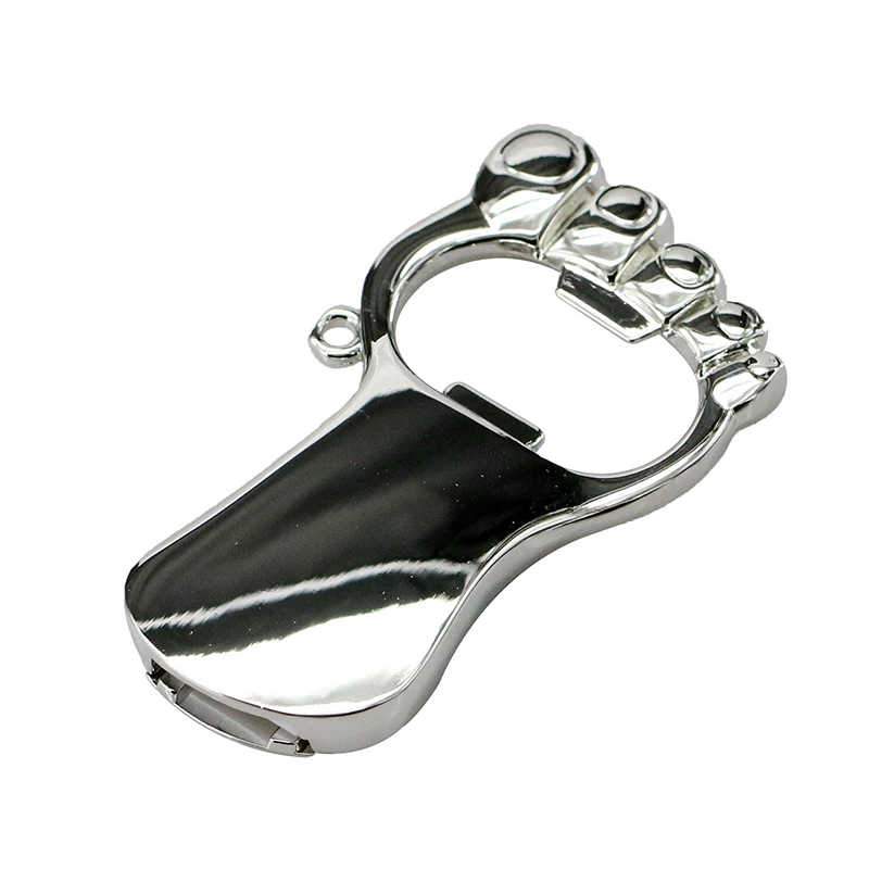 Флешка Металлическая Открывалка Ступня Opener Metal R334