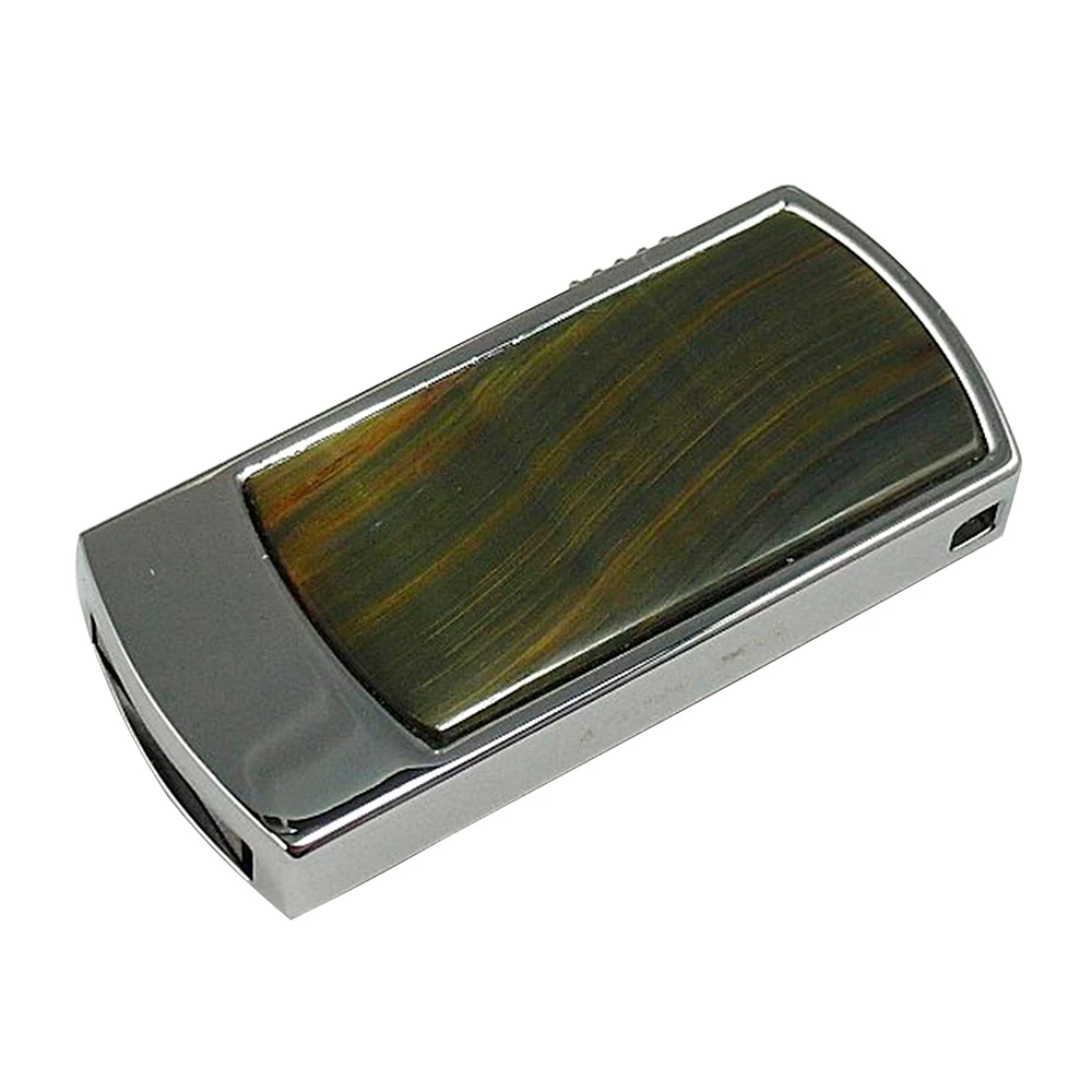 Флешка Каменная Тигровый глаз Tiger eye Stone G291
