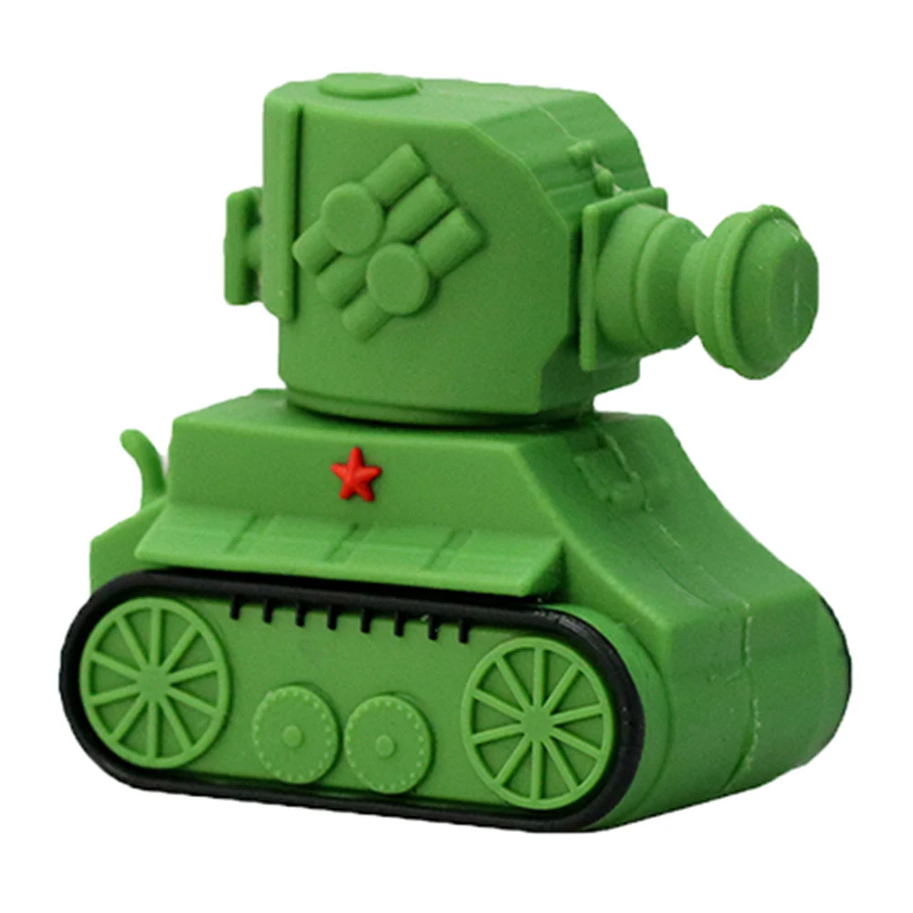 Флешка Резиновая Танк Ретро Retro Tank Q338