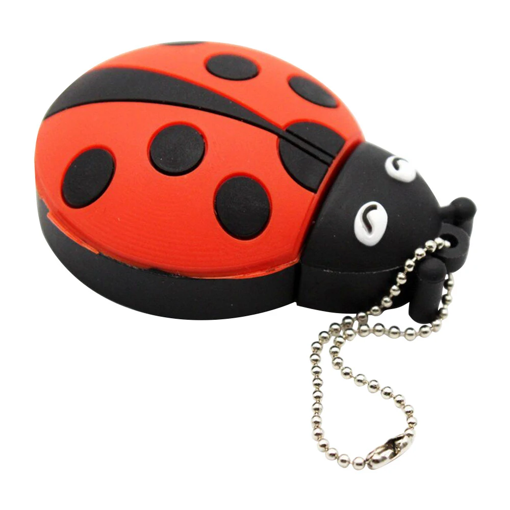 Флешка Резиновая Божья Коровка Ladybug Q382