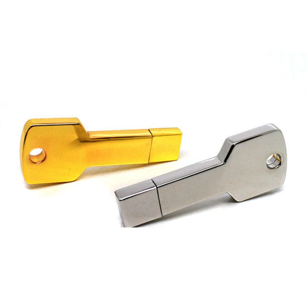 Флешка Металлическая Ключ Раунд Key Round R406