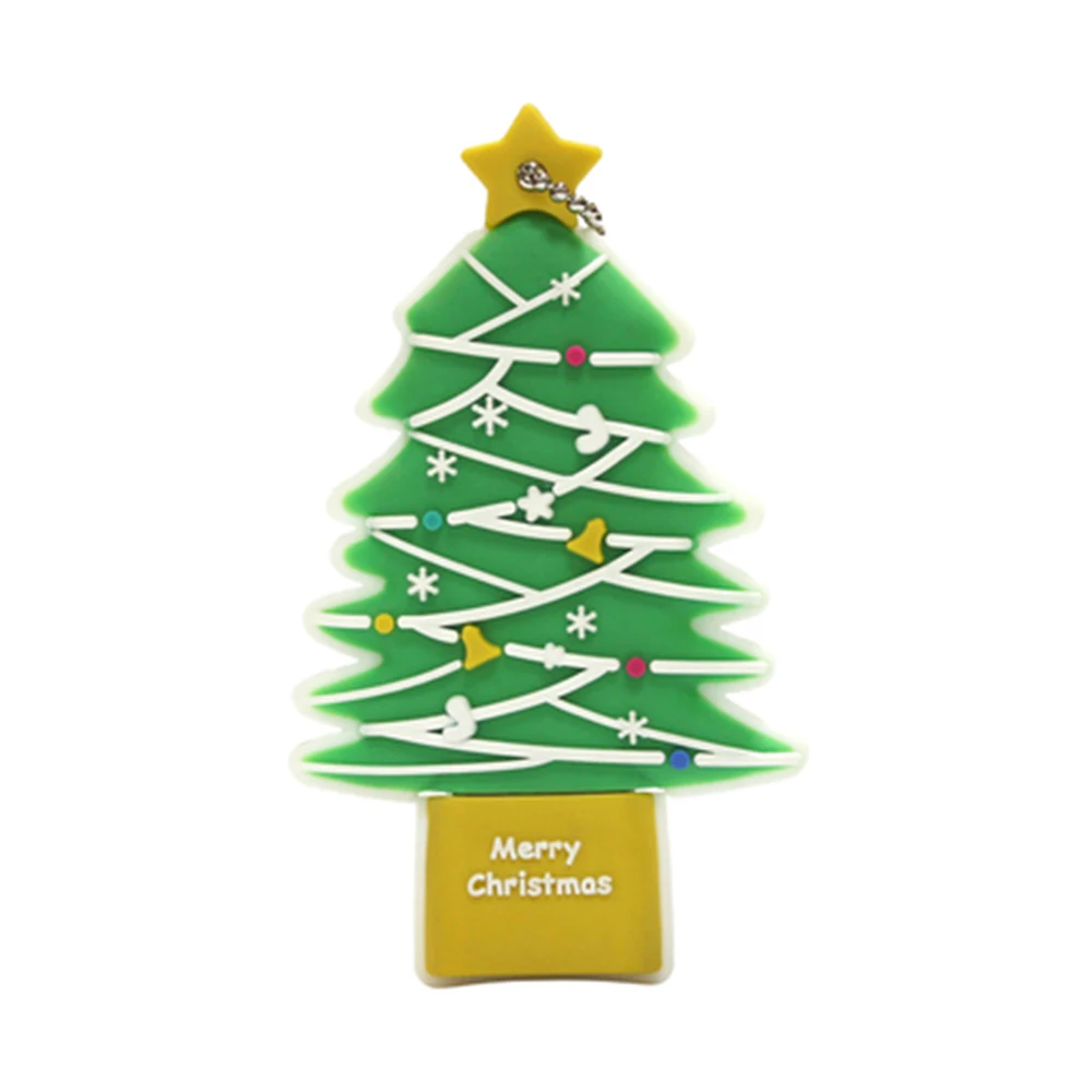 Флешка Резиновая Елка Christmas Tree Q441