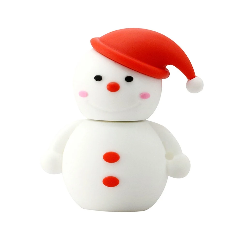 Флешка Резиновая Снеговик Буви SnowMan Buwi Q599
