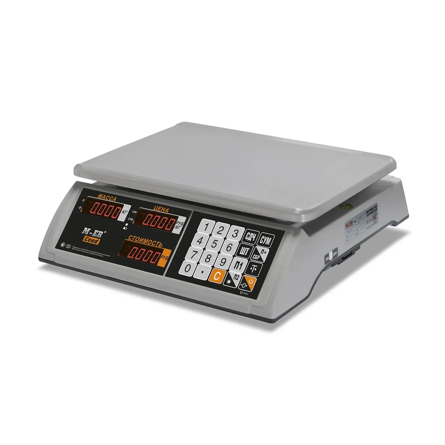 Торговые настольные весы M-ER 327 AC-15.2 Ceed LED