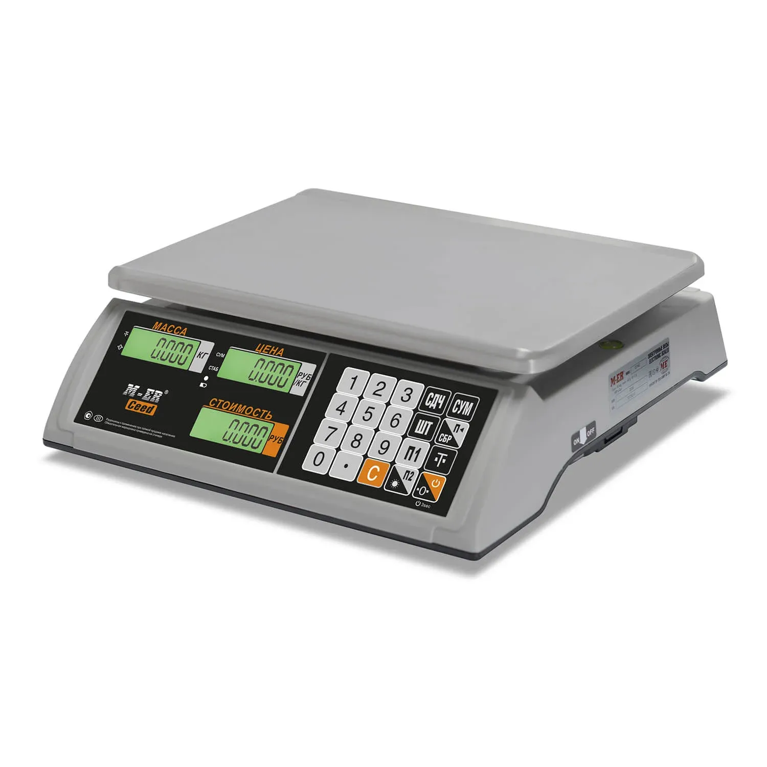 Торговые настольные весы M-ER 327 AC-32.5 Ceed LCD