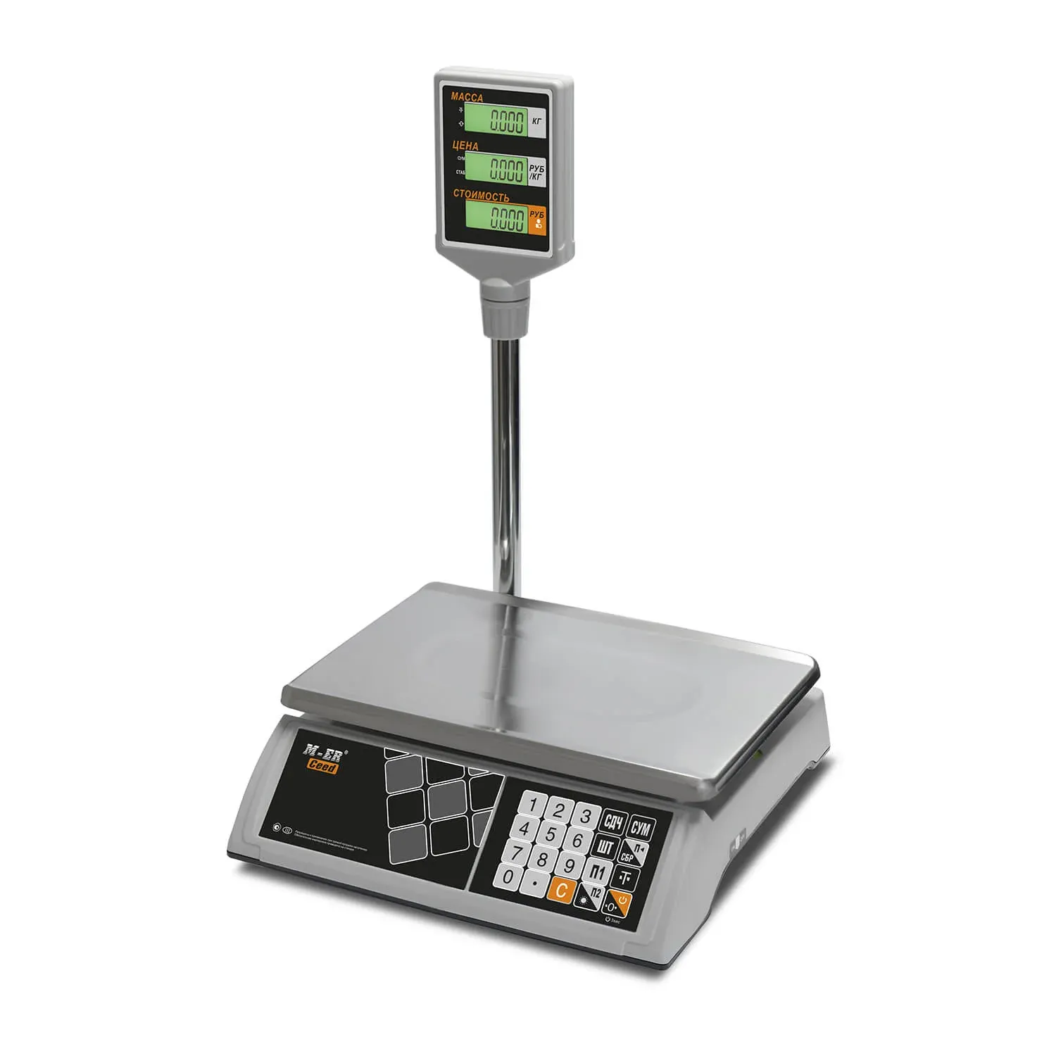 Торговые настольные весы M-ER 327 ACP-15.2 Ceed LCD