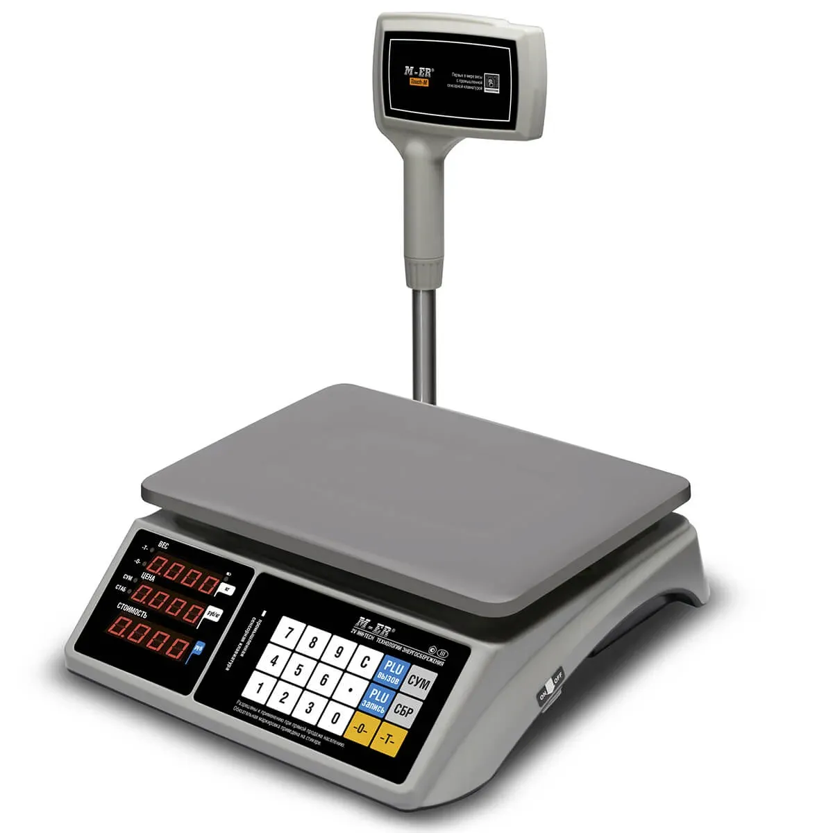 Торговые настольные весы M-ER 328 ACPX-6.1 TOUCH-M LED