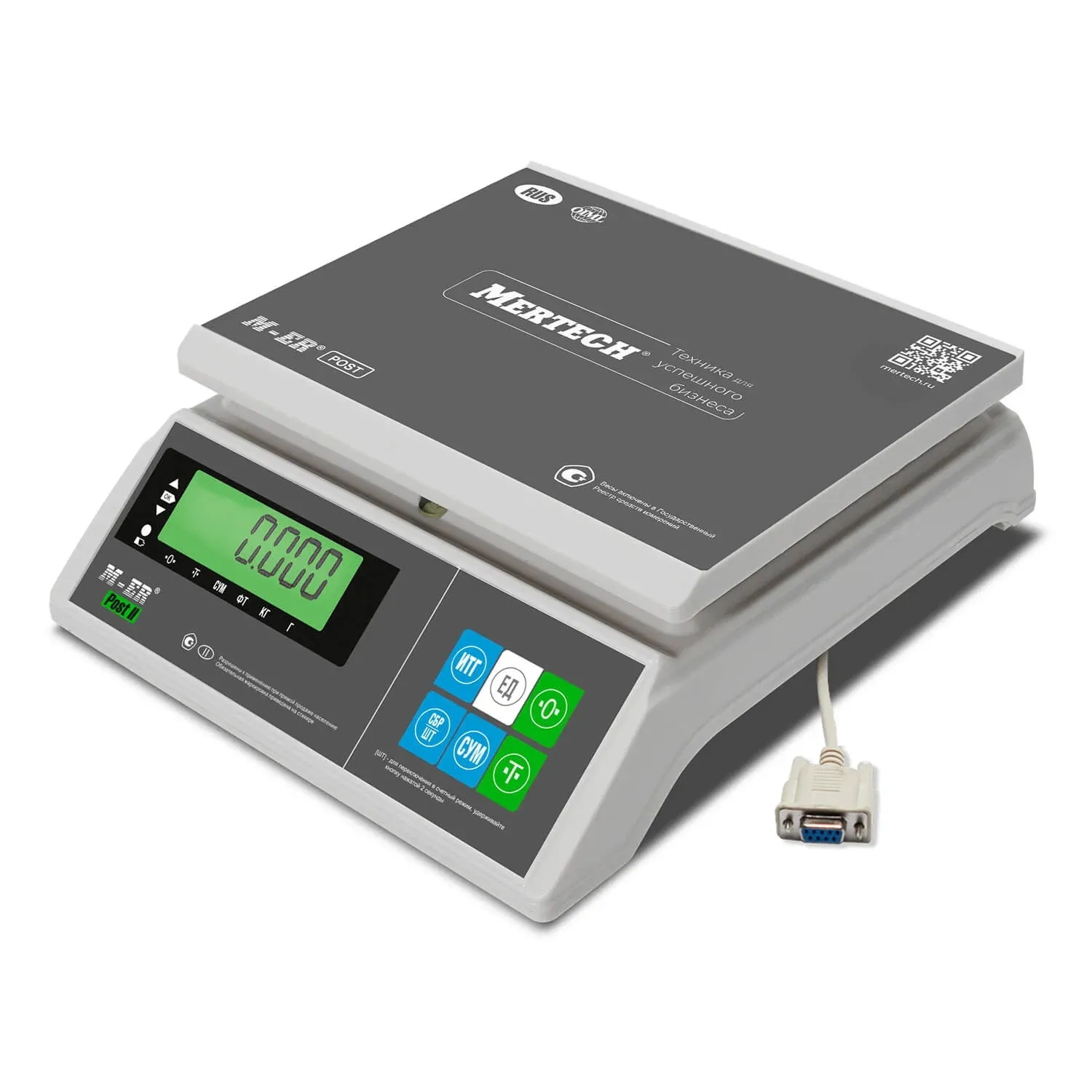 Порционные весы M-ER 326 AFU-15.1 Post II LCD RS-232
