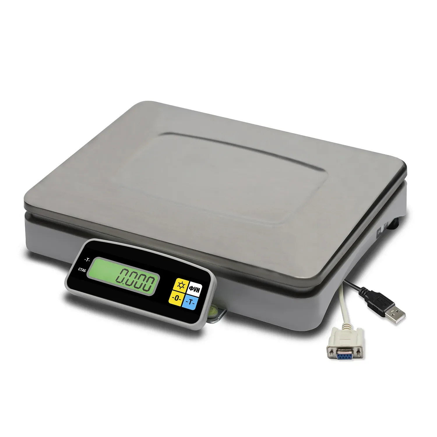 Фасовочные настольные весы MERTECH M-ER 222 F-15.2 Connect LCD USB и RS-232