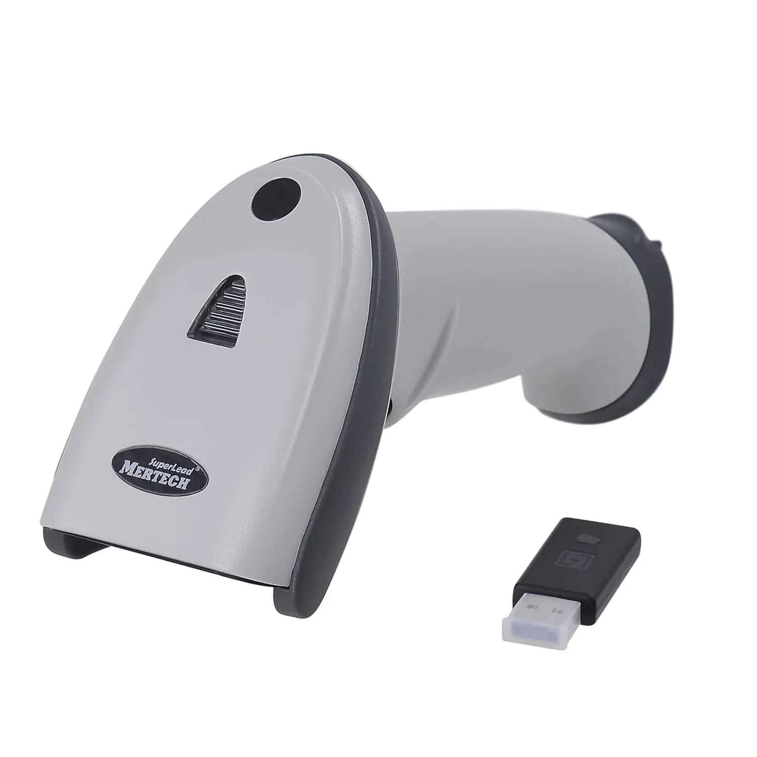 Беспроводной сканер штрих-кода MERTECH CL-2210 BLE Dongle P2D USB White с зарядно-коммуникационной подставкой Cradle