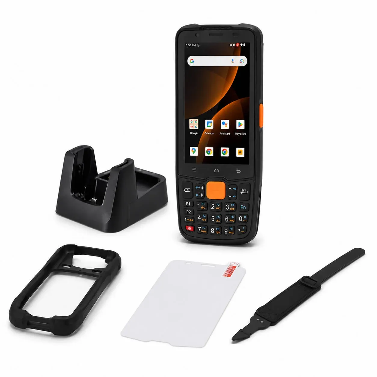 Комплект ТСД MERTECH MovFast S40 Android 13/64GB кредл с передачей чехол стекло ремешок