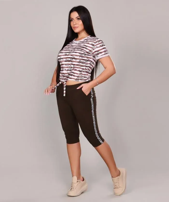 376 Костюм с бриджами- Fashion sports
