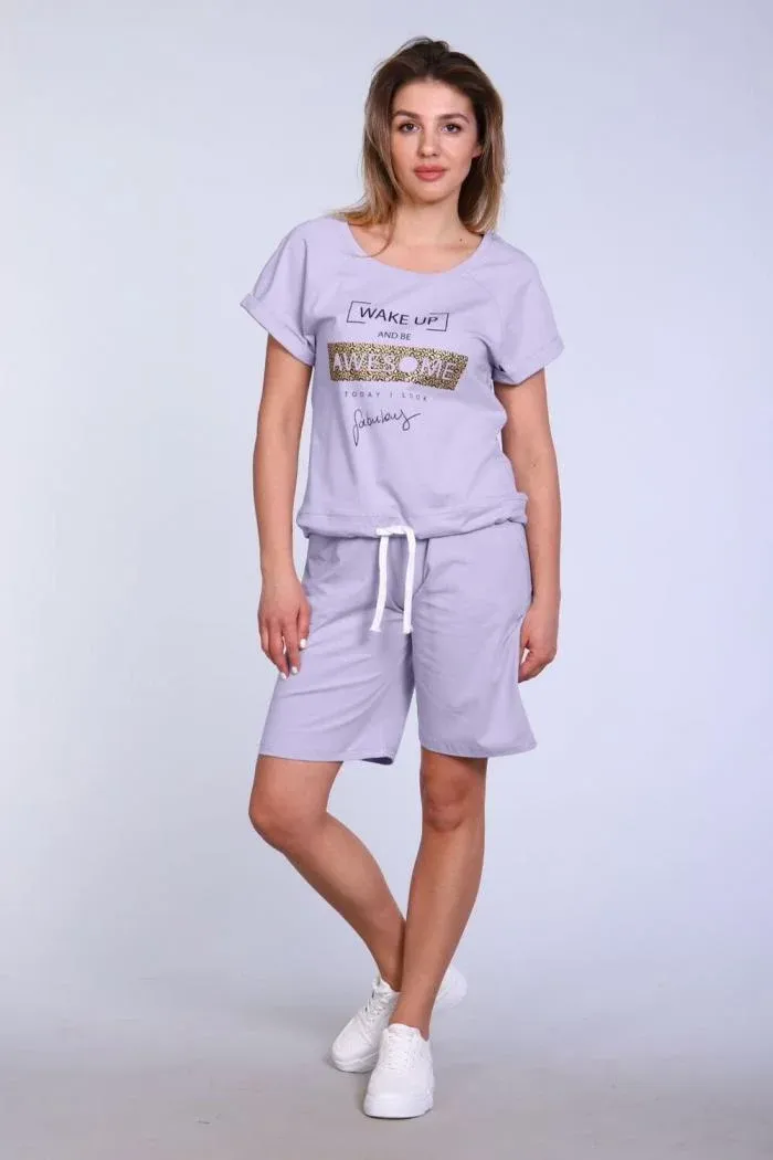 Костюм женский с шортами