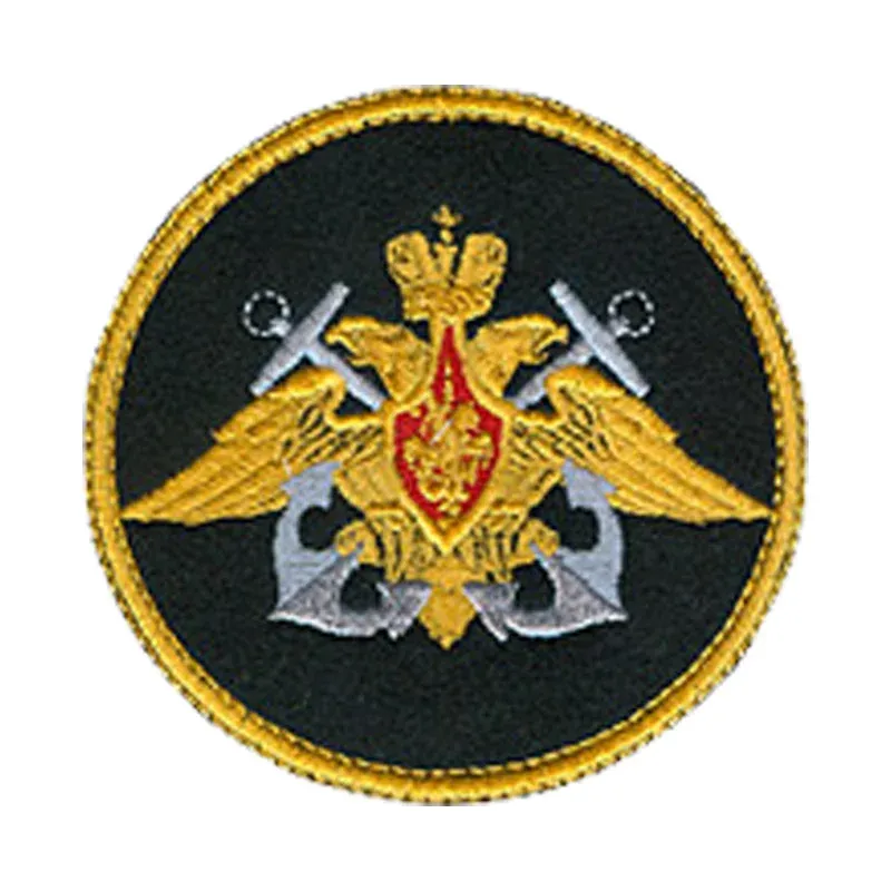 Шеврон эмблема МОРФЛОТ круглый сукно — фото 1