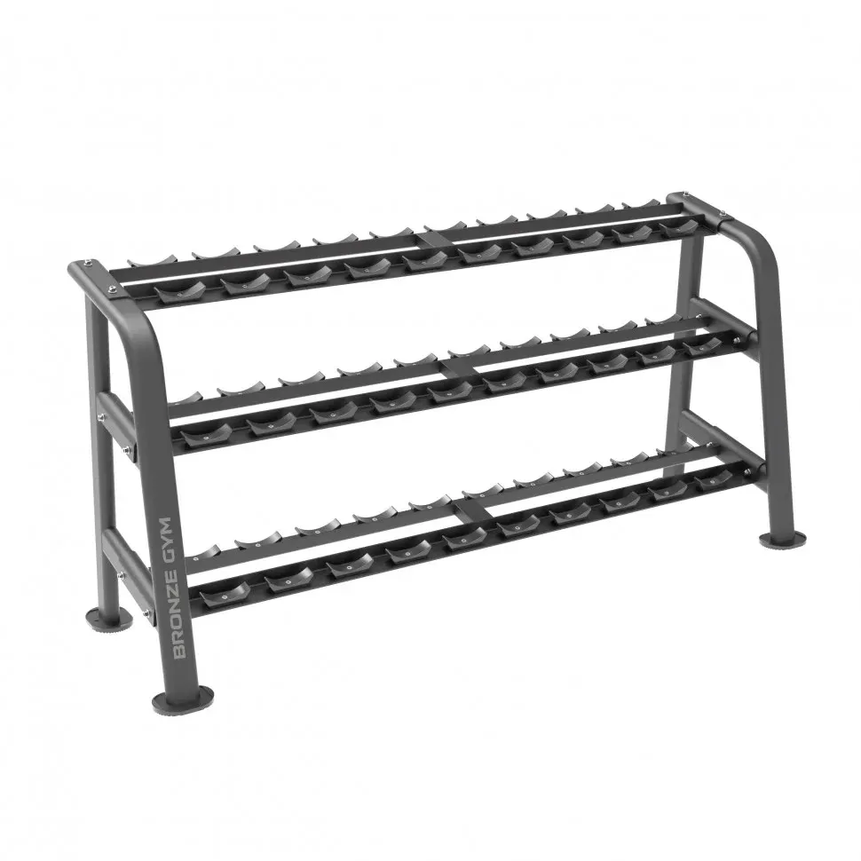Стойка для гантелей 15 пар BRONZE GYM BR-1027