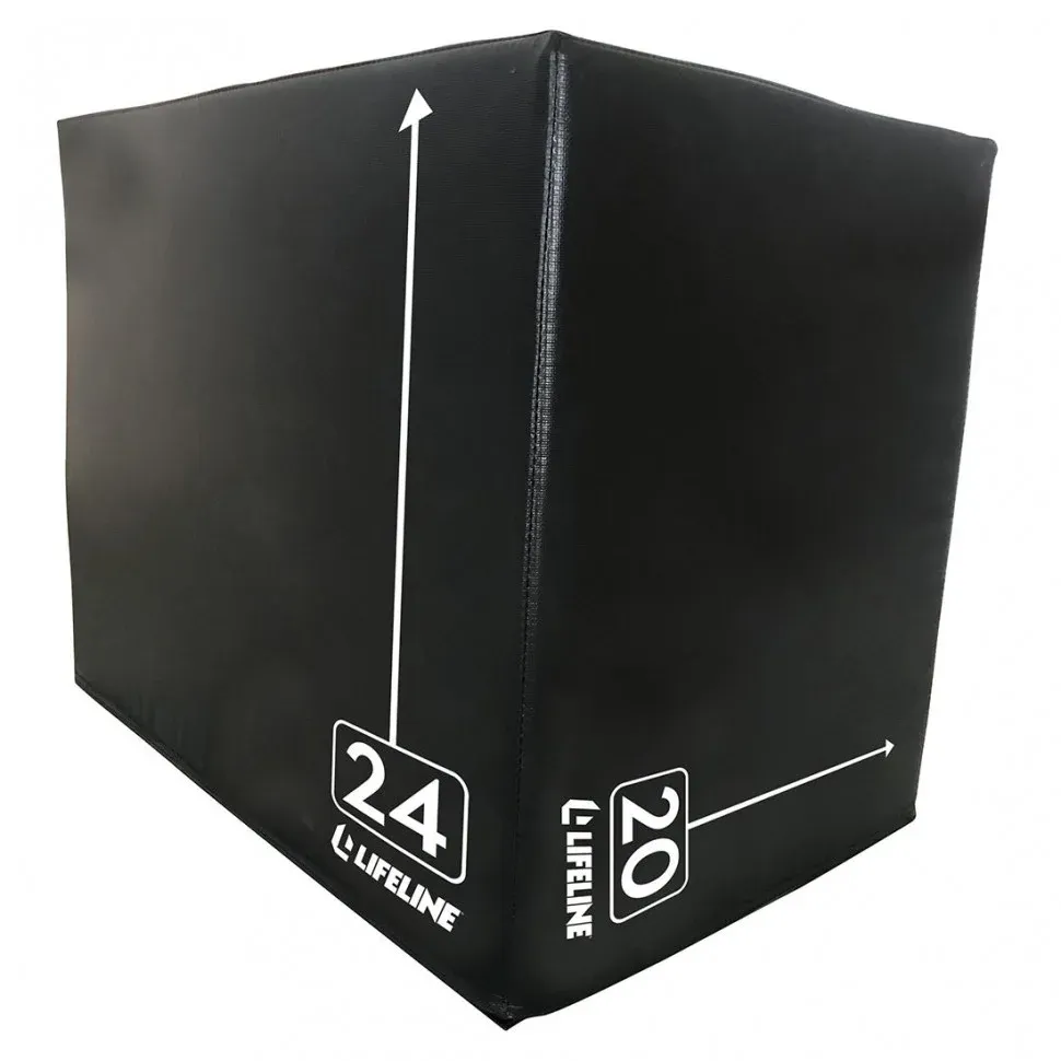 Плиобокс LIFELINE 3-in-1 Foam Plyo Box, черный